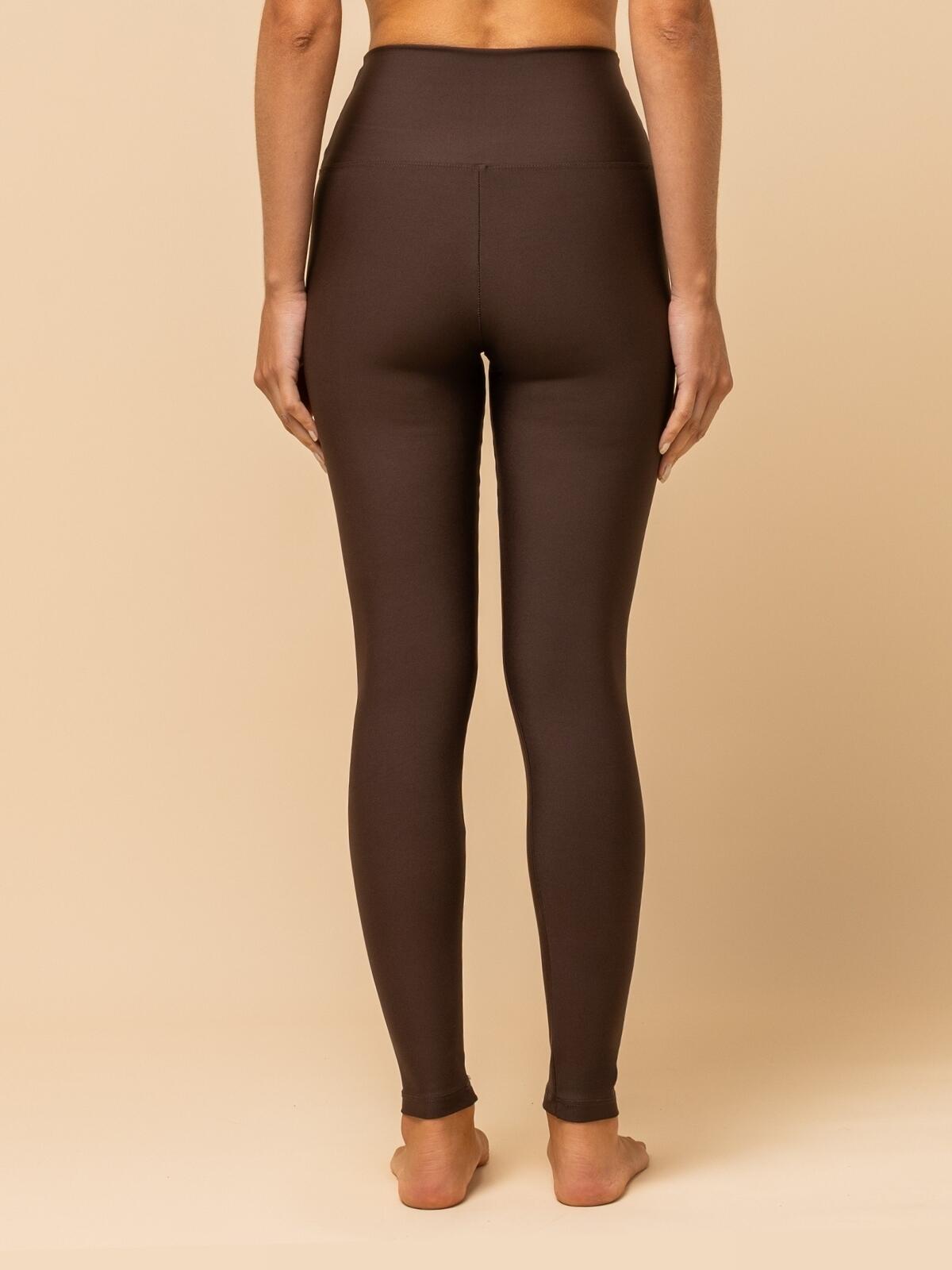 High-Waist Legging Brown – Compression & Comfort