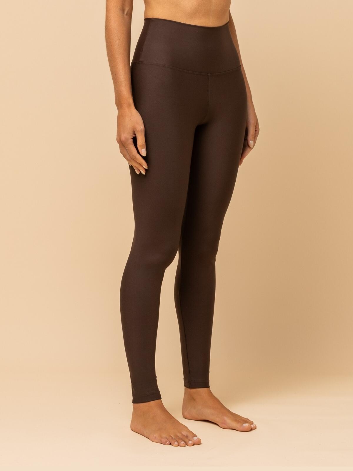 High-Waist Legging Brown – Compression & Comfort