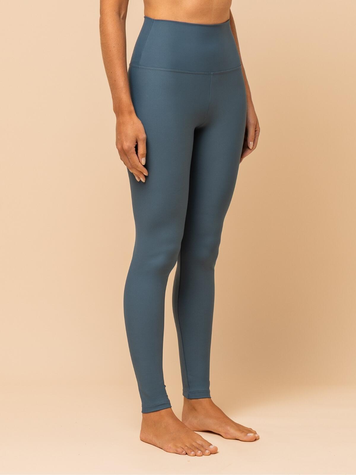 High-Waist Legging Teal – Compression & Comfort